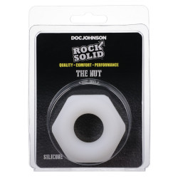 RockSolid by Doc Johnson Cockring The Nut 25 mm Blanc